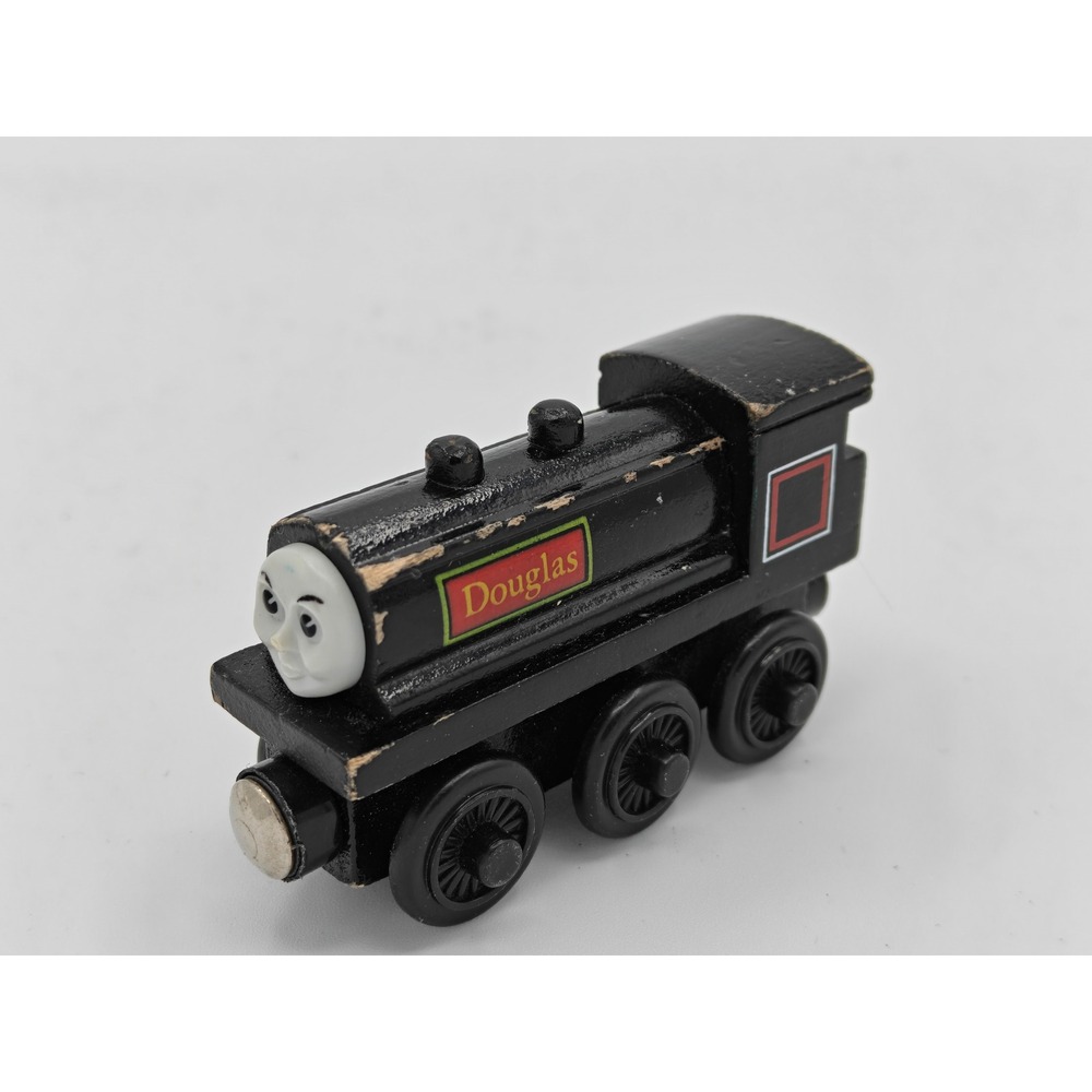 Thomas & Friends Wooden Railway Douglas Black Engine Learning Curve Train Toy